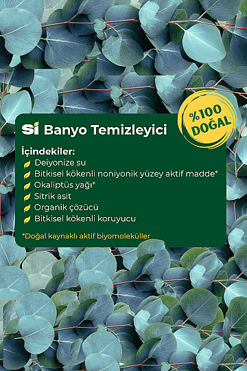 Doğal Banyo Temizleyici Okaliptus Yağlı 750 ML - 3