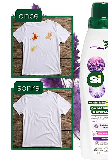 Doğal Çamaşır Deterjanı Lavanta Yağlı 1000 ML - 4