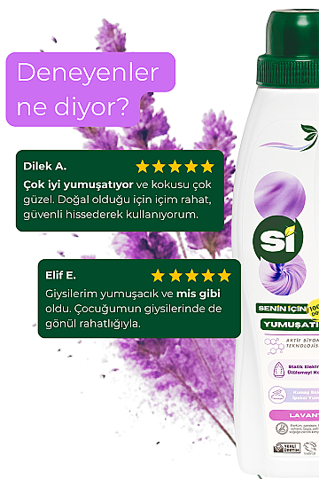 Doğal Çamaşır Yumuşatıcı Lavanta Yağlı 1000 ML - 5