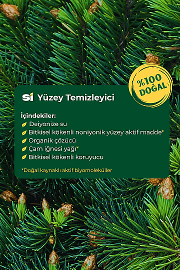 Doğal Yüzey Temizleyici  Çam İğnesi 900 ML - 4