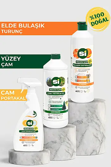 Üçlü Hijyen Paketi (Bulaşık, Cam ve Yüzey)