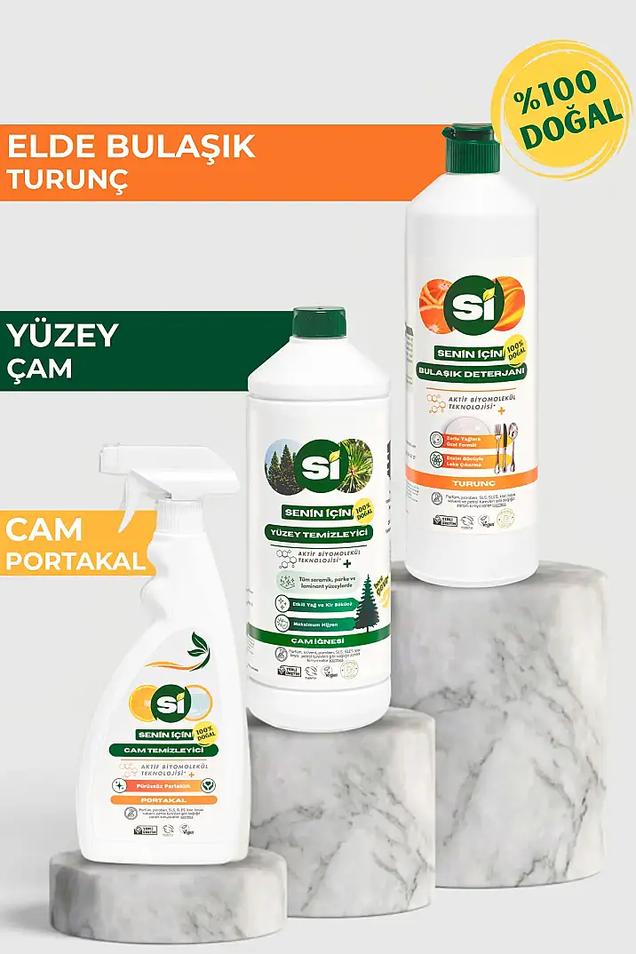 Üçlü Hijyen Paketi (Bulaşık, Cam ve Yüzey) - 1